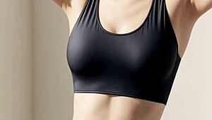 Ai-generated models pose in lingerie and underwear catalog