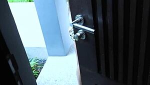 She says, 'Watch this stunner suck me off with a condom'