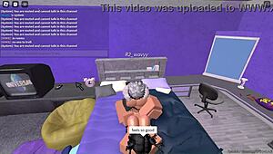 Rich Slut Gets Pounded Hard by a Roblox Fan in Wild Action