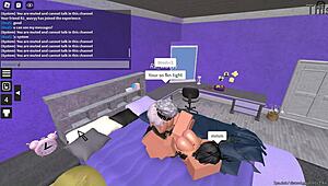 Rich Slut Gets Pounded Hard by a Roblox Fan in Wild Action