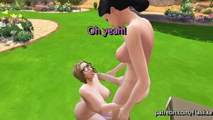 Futanari family members engage in hardcore sex