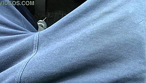 Busty French Amateur Stepmom Riding In Car With Stepfamily