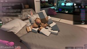 i'm getting intimate with snow bunny in sex