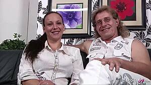 yo, my german teen wife shocked me with a wild mmf threesome after casting!