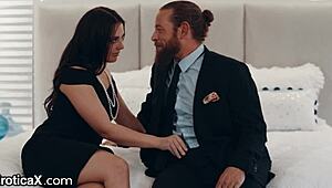 Horny Brunette Fulfills Deep Desires Outdoors