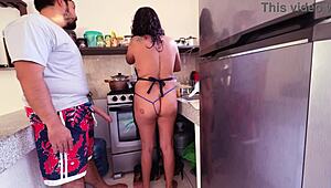 Mexicana Sexy Gets Ass Sucked and Fucked