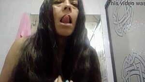 Preview of masturbation in the shower with fingering, creampie, and big natural tits