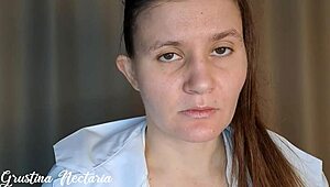 toxic russian doctor tried dominating at checkup, but i fucked her mouth hard in pov asmr!