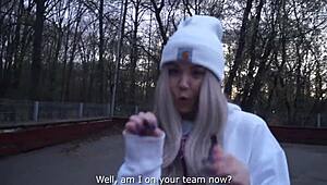 found a hot teen 18+ on the street for wild blowjob fun