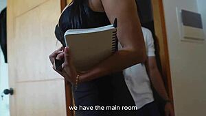 Colombian girl tastes and rides big cock client