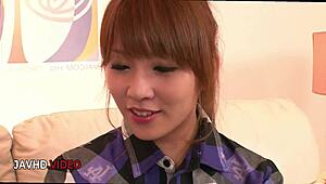 Hey, can you handle Rinka Aiuchi's blowjob and hardcore creampie?