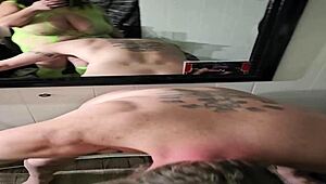 Wife Forces Hubby To Fuck Her Anal Toys With Monster Cock