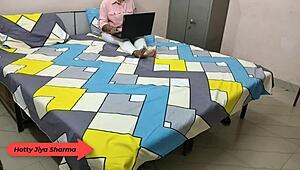 i'm jiya sharma, getting fucked hard by my boyfriend in the dorm with loud moans and dirty hindi talk