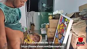 married milf blonde craves big cock for blowjob and creampie