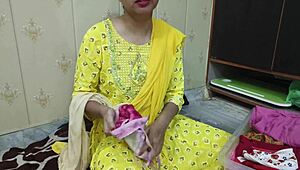 Father-in-law engages in intense sex with stepdaughter on a USA ranch with Hindi audio.