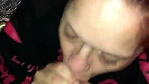 i'm sucking this huge black cock like a total whore, oh god it's so big