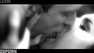 Romantic Sex For Hot Couple With Big Natural Tits Milf In Lingerie