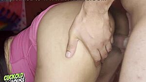 naughty bride hints at wild bdsm threesome with two men