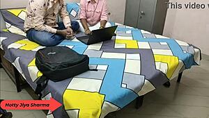 i'm jiya sharma, getting fucked hard by my boyfriend in the dorm with loud moans and dirty hindi talk