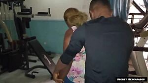 gym instructor seduced by big ass 45 years old client fucks her horny pussy with his bbc 😏