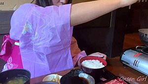 Sakura Relaxes In Hot Springs With Nacchi