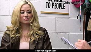 Petite River Lynn in Bikini Gets Hardcore Encounter with Burglar Will Pounder