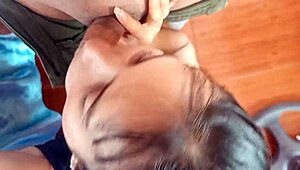 Pretty Peruvian Neighbor Exercises In Common Area Before Getting Fucked For Money