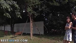 痴迷Yuuka Kaede户外日本热