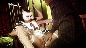 Pussy whore Lezley Zen fucks big cock