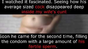 我的胖老婆在戴绿帽角色扮演故事中变成精液垃圾桶，第1部分