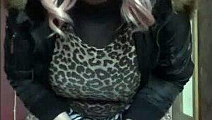 Bisexual Crossdresser Mark in Stockings and Heels