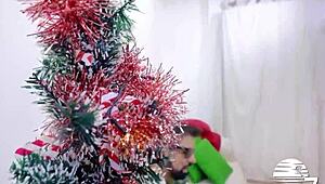 brazilian slutty mummy claus pleases good boy with delicious christmas gift part 1