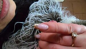 Feeling The Deep-Throat Cum Play With Leather And Fur Fetish