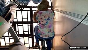 gym instructor seduced by big ass 45 years old client fucks her horny pussy with his bbc 😏