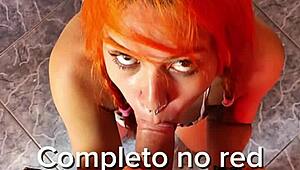 Fodendo a empregada nova, he whispers, you young redhead beauty, ready for this?