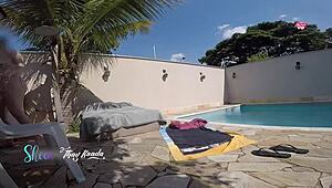 i begged the pharmacy guy to rub sunscreen on my tits