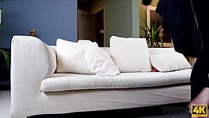 tutor4k guy hits on blonde tutor after finding her hidden sex toys.