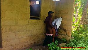 Short backyard quickie with my naughty BBW Latiff stepmother today