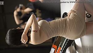 Hot Seoul Korean racing girl got me stunned, wow! 🔥