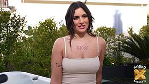 Blonde And Brunette Share Cock In Lingerie