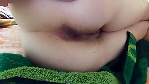 ukrainian milf gives blowjob, takes doggystyle vaginal and anal creampie with swallow