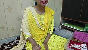 Father-in-law engages in intense sex with stepdaughter on a USA ranch with Hindi audio.