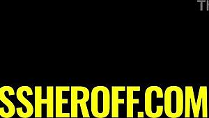 big tits latina milf drinking piss during sloppy blowjob?