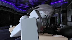 Slutty Friend Rides Monster Cock to Creampie