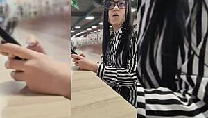 i meet estefani at mall for deepthroat rimjob doggystyle