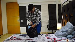 nerd stepbrother fantasizes about fucking his big-ass stepsister