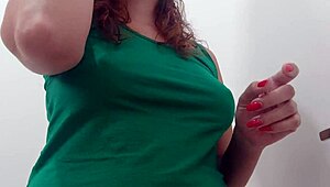 Brazilian Crossdressing Webcam Live Show Preparation