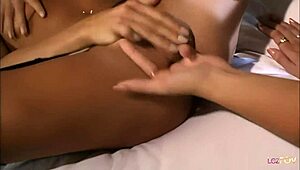 Two Blondes Dive into Wet Lesbian Fun with a Stunning Asian! 🌈