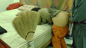 Beautiful Pakistani Maid Experiences First Time Anal Assfucking With Indian Partner
