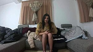 hey, wanna see me playing with furs, down-jackets, and my new sex toy?